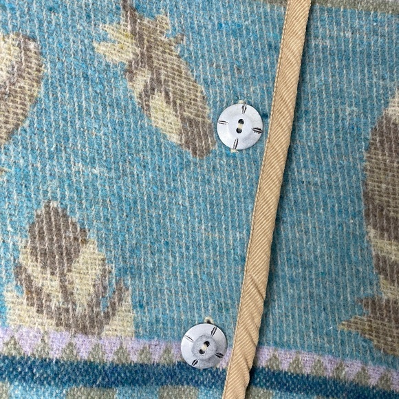 Vintage Aztec Wool Blend Southwestern Style Coldwater Creek Jacket Button Sz XL - Picture 11 of 13